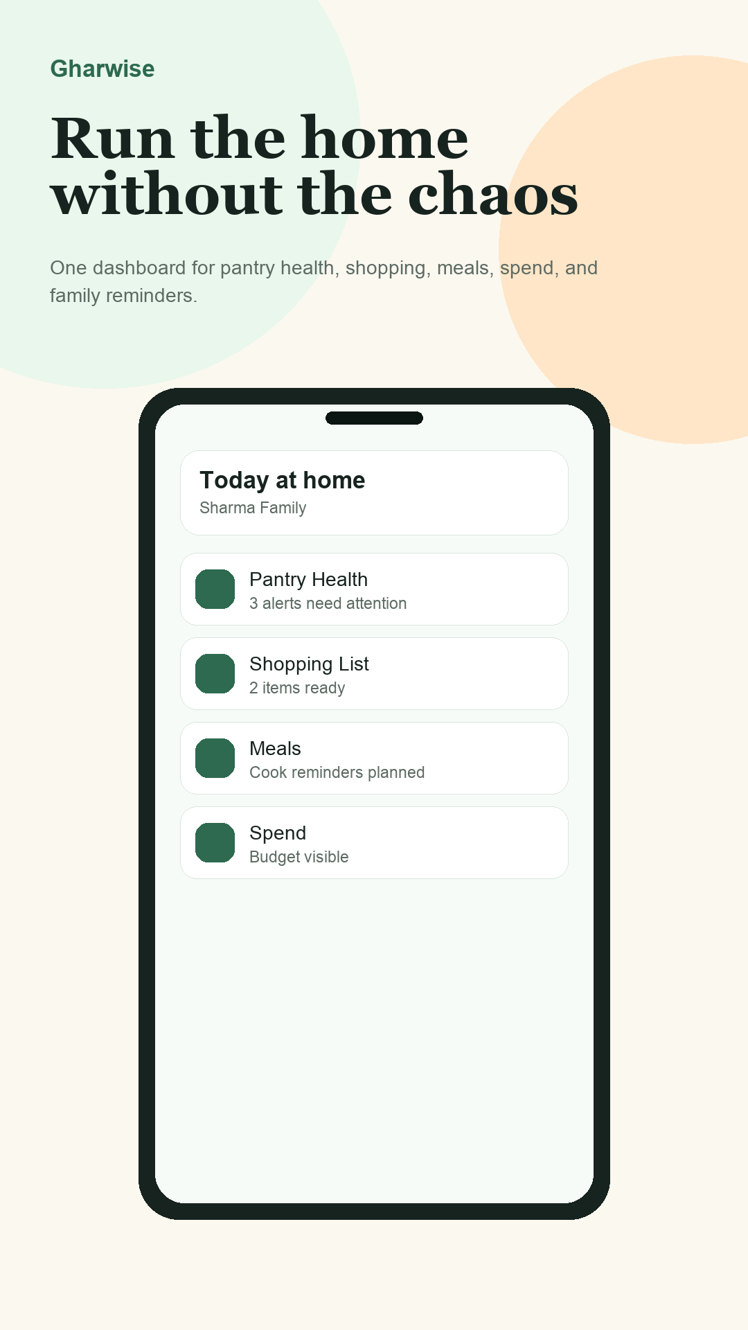 Thread Living home dashboard screenshot